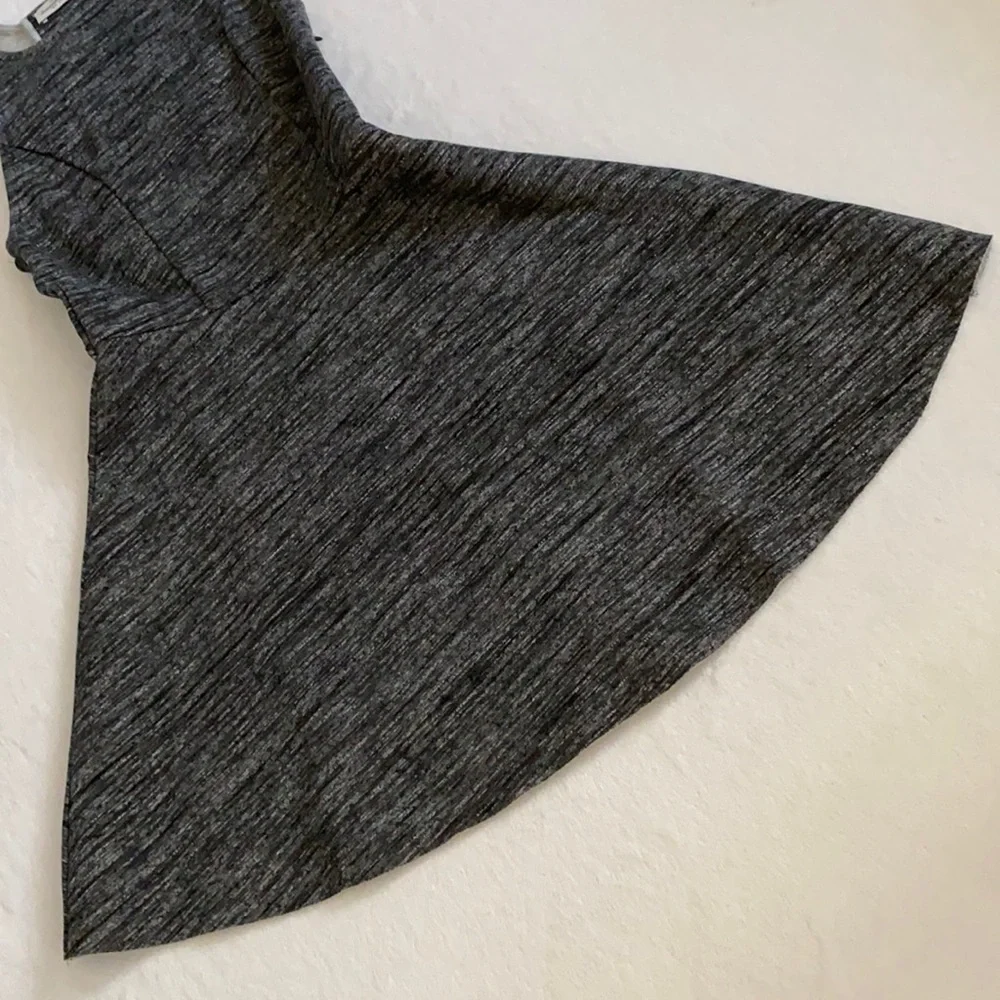 Abercrombie & Fitch | High Neck Skater Ladder Back Scuba Sleeveless Mini Dress - Picture 9 of 16